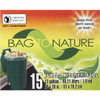 Bag-To-Nature 13 Gal. Compostable Green Trash Bag (15-Count) 21205