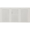 AirVent 16 In. x 8 In. White Aluminum Under Eave Vent 84211 Pack of 24 100862