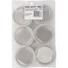 AirVent 3 In. Aluminum Mini Louver Soffit Vent (6 Count) 50002 100927