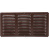 AirVent 16 In. x 8 In. Brown Aluminum Under Eave Vent