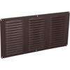 AirVent 16 In. x 8 In. Brown Aluminum Under Eave Vent 84212 Pack of 24