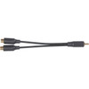 RCA 3 In. Single Male to Double Female Y-Adapter AH25R 516619