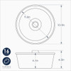 Nordic Ware 10 In. Angel Food Cake Pan 50922 620378