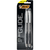 Bic Atlantis Medium Point Black Ball Point Pen (2-Pack) VCGP21BLK