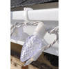Adams White Gutter & Shingle All-Purpose Light Clips (100-Pack) 9040991630 902195