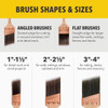 Purdy Black Bristle 1-1-2 In. Angular Trim Paint Brush 145024015 777975