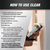 Dap Alex Plus 10.1 Oz. All Purpose Clear Siliconized Acrylic Latex Caulk 7079818156 788856
