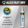 Dap Alex Fast Dry 10.1 Oz. White Siliconized Acrylic Latex Caulk 7079818425 779852