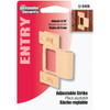 Defender Security Small Brass Adjust-A-Strike Plate U 9486 206555