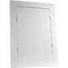 Oatey 6 In. x 9 In. White Plastic Wall Access Panel 34055 427620