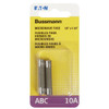 Bussmann 10A ABC Ceramic Tube Electronic Fuse (2-Pack) BP-ABC-10 527327