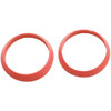 Do it Best 1-1/4 In. Red Rubber Slip Joint Washer (2-Pack) DIB25516