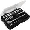 SIM Supply, Inc. 24pc Sae 3/8" Socket Set 328545
