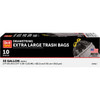 Do it Best 33 Gal. Extra Large Black Trash Bag (10-Count) 609617