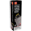 Do it Best 33 Gal. Extra Large Black Trash Bag (10-Count) 609617 609617
