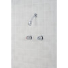 Home Impressions Chrome 2 Metal Handle Compression Shower Faucet F20K1101CP-JPA9 400702