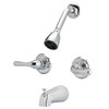 Home Impressions Chrome 2-Handle Metal Lever Tub & Shower Faucet F2014501CP-JPA9