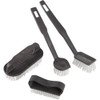 Smart Savers Blue Plastic Bristle Scrub Brush Set (4-Piece) Pack of 12 HV402(PBH) 607105