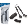 Smart Savers Blue Plastic Bristle Scrub Brush Set (4-Piece) Pack of 12