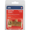Do it Best 1-2 In. FIP x 1-2 In. MIP x 1-4 In. OD Brass Extender Tee DIB2039LF 456278