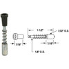 Prime-Line Silver Die-Cast Window Screen Repair Plunger Latch (25-Pack) PL14660