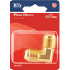 Do it 1-2 In. x 1-2 In. 90 Deg. 2-Way Low Lead Flare Brass Elbow (1-4 Bend) 459011 459011
