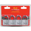 Do it 1-1-2 In. Aluminum Keyed Padlock (4-Pack) 1840QDIB 214825