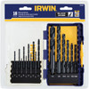 Irwin 18-Piece Black Oxide Drill Bit Set
