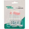 Smart Savers 2 In. Angled Pegboard Hook (8-Count) 820433 Pack of 12