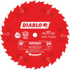 Diablo 10 In. 24-Tooth Ripping Circular Saw Blade D1024X