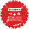 Diablo 5-3/8 In. 24-Tooth Framing Circular Saw Blade D0524X
