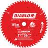 Diablo 7-1/4 In. 56-Tooth Aluminum Circular Saw Blade D0756N