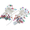 J Hofert Multi 100-Bulb Mini Incandescent Icicle Light Set with White Wire 1762-20 903639