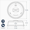 Nordic Ware 10 In. Microwave Splatter Cover 65000 626040
