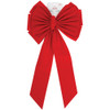 Holiday Trims 11-Loop 18 In. W. x 35 In. L. Red Velvet Christmas Bow Pack of 12 7366 900005