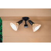 Halo Black Motion Sensing Dusk To Dawn Incandescent Floodlight Fixture MS34 532711