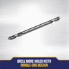 Irwin 1-8 In. Black Oxide Double-End Drill Bit 60608 Pack of 12 339245