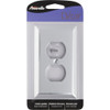 Amerelle 1-Gang Stamped Steel Outlet Wall Plate, Polished Chrome 161D 556769