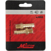 Milton 3-8 In. Barb 1-4 In. MNPT Brass Hose End (2-Pack) S-602 582360
