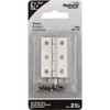 National Hardware 2 In. x 1-3-8 In. Satin Nickel Broad Hinge (2-Pack) N211-015 201092