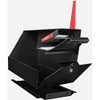 Mail Boss Black Steel Locking Security Post Mount Mailbox 7106 240313