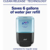 PURELL ES4 1200mL Manual Wall-Mounted Hand Soap Dispenser, Graphite 5034-01 603459