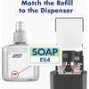 PURELL ES4 1200mL Manual Wall-Mounted Hand Soap Dispenser, Graphite 5034-01 603459