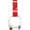Lasco 3-8 In. C x 1-2 In. FIP x 24 In. L Braided Poly Vinyl Faucet Connector 10-2125 402817