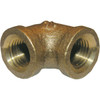 Lasco 1/4 In. FPT X 1/4 In. FPT 90 Deg. Brass Elbow (1/4 Bend) 17-9005