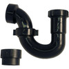 Lasco 1-1/2 In. or 1-1/4 In. x DWV Hub x FPT Black Plastic P-Trap 03-4233