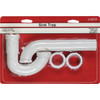 Lasco 1-1-4 In. OD to 1-1-4 In. OD Inlet Tube White Plastic P-Trap 03-4211 403788