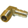 Lasco 1/4 In. MPT x 3/8 In. Hose Barbed 90 Deg. Brass Elbow (1/4 Bend) 17-7909