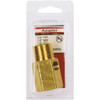 Lasco 1-2 In. FPT x 1-2 In. MPT x 1-8 In. FPT Brass Icemaker Adapter 17-8449 402597
