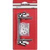 Lasco 3-8" x 2-1-2" Chrome Metal Toilet Seat Hinge 14-1051 402245